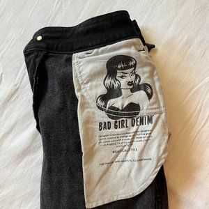 Bad Girl Denim Vintage Skinny Jean | Black Wash